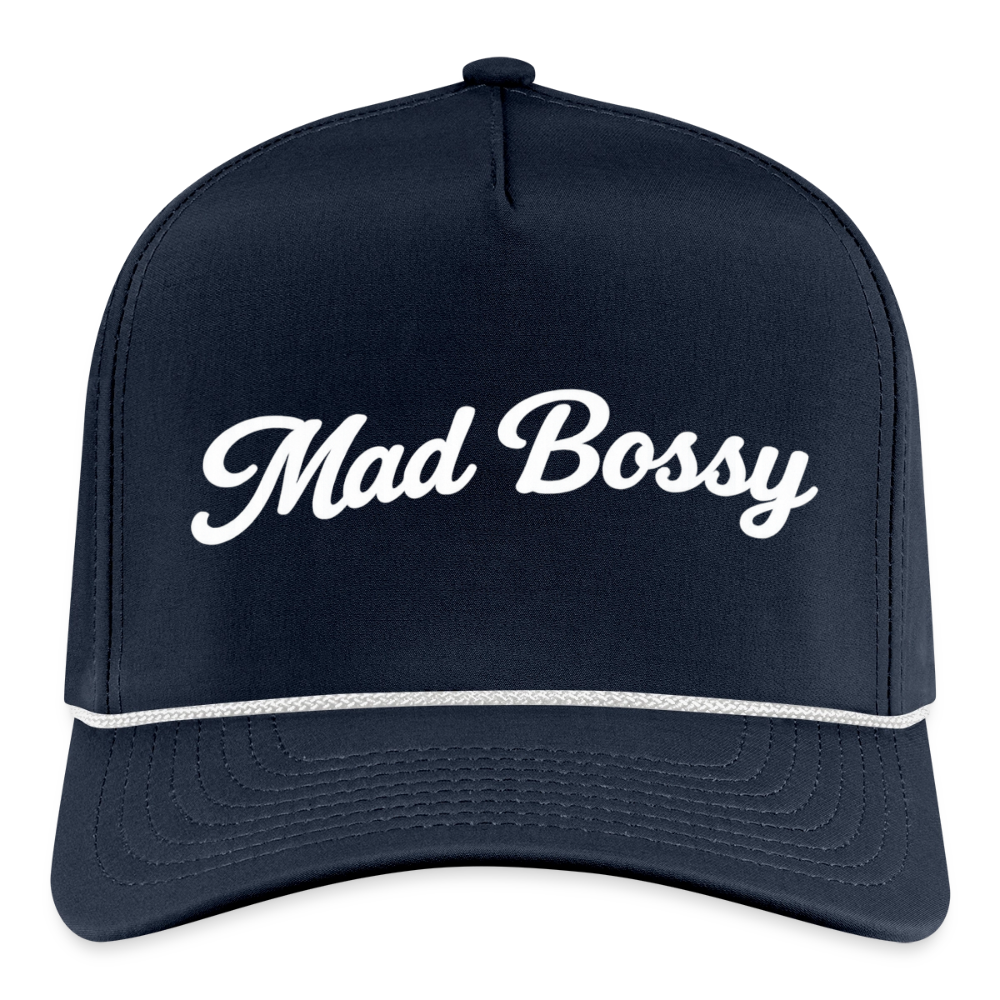 MAD BOSSY Rope Cap - navy/white